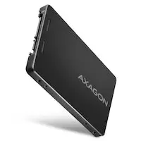 Image of AXAGON RSS-M2B M.2 SATA SSDs up to 2280 Aluminium External Enclosure - Black