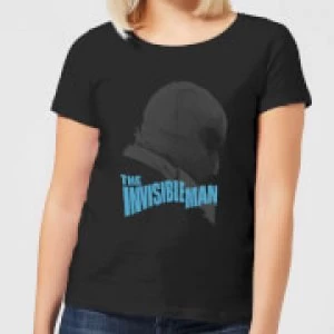 image of Universal Monsters The Invisible Man Greyscale Womens T-Shirt - Black