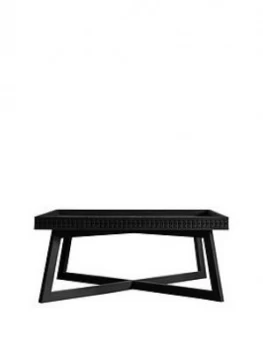 image of Hudson Living Boho Boutique Coffee Table - Black