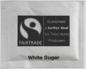 image of Fairtrade White Sugar Sachets Pk 1000