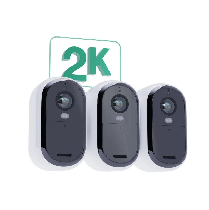 Image of Arlo Arlo Essential 2K Outdoor Security Camera & Solar Panel, 3-pack VMK3350-100EUS