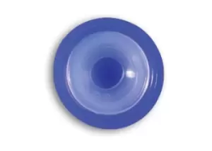 image of Number Plate Domes & Cups Blue Pk 100 Connect 31537