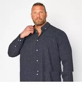 Image of BadRhino Paisley Shirt, Blue, Size L, Men