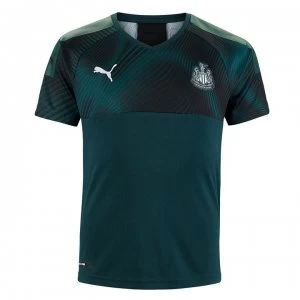 image of Puma Newcastle United Away Shirt 2019 2020 Junior - Green/Black