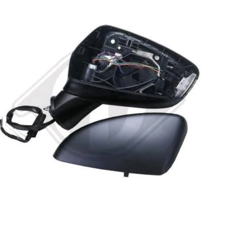 Image of DIEDERICHS 5627225 Wing mirror Left, Complete Mirror, primed Outside Mirror (50)