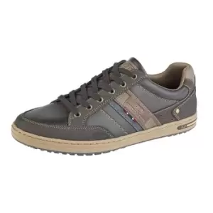 Image of Route 21 Mens PU Casual Shoes (9 UK) (Dark Brown)