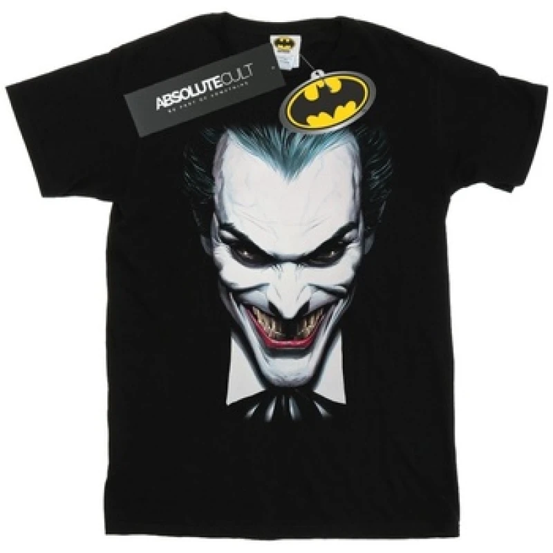Image of DC Comics The Joker By Alex Ross T-Shirt Black male