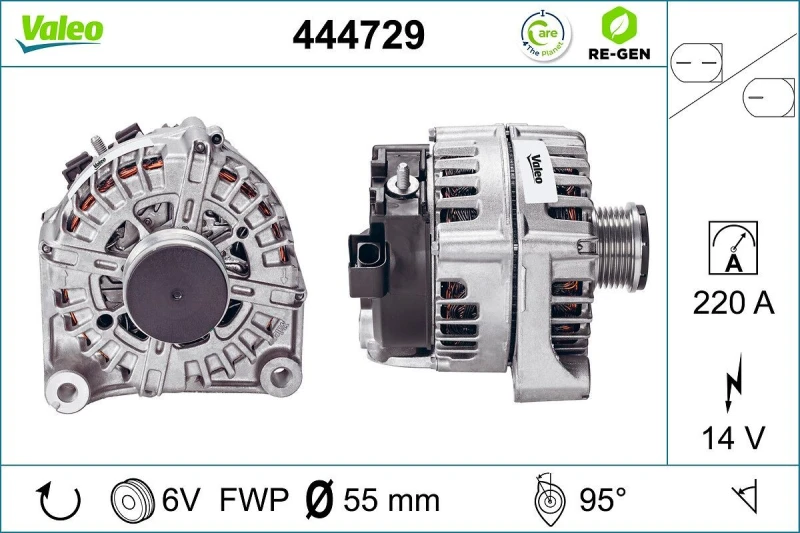 Image of Alternator VALEO 444729