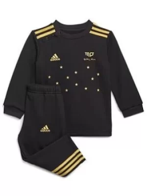 Image of Boys, Adidas Junior Mo Salah Set, Black, Size 12-18 Months