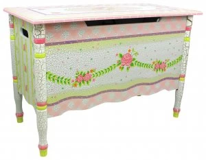 image of Fantasy Fields Crackled Rose Toy Box.