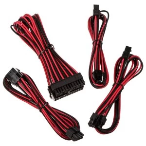 image of Bitfenix Alchemy 2.0 Cable Extension Kit - Black/Red