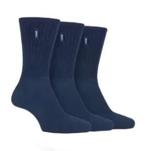 image of Jeep 3 Pack Vintage Boot Socks Mens - Blue