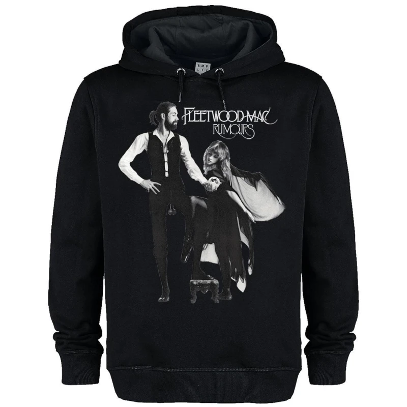 Image of Amplified Mens Rumours Fleetwood Mac Hoodie in Black Size: Large Black Male L