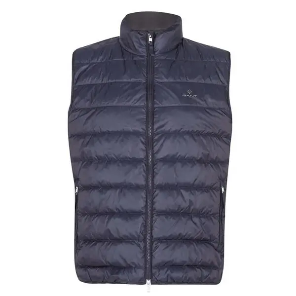 Image of Gant Gant Light Down Gilet - Blue S