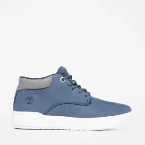 Image of Timberland Seneca Bay Chukka Boot For Junior In Blue Dark Blue Kids, Size 3.5