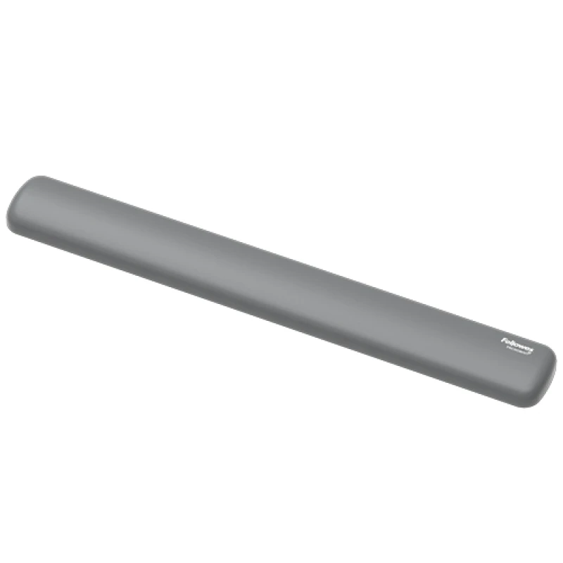 Image of FELLOWES Breyta Silicone Keyboard Wrist Rest - Grey, Silver/Grey 043859812349