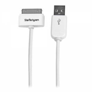 Image of StarTech 1m Apple Dock Connector to USB Cable