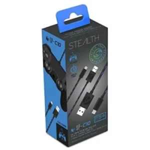 image of Stealth C10 PS4 Twin Play & Charge Cables (2x3m)