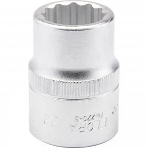 Image of Elora 3/4" Drive Bi Hexagon Socket Metric 3/4" 22mm
