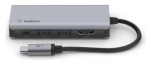 Image of Belkin USB-C 4-in-1 Multiport Adapter