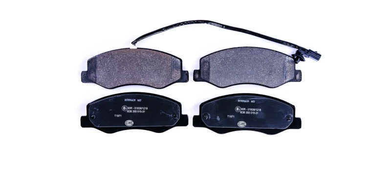 Image of HELLA Brake pad set HELLA 8DB 355 015-311