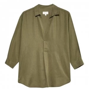 image of Jack Wills Southcote Blouse - Khaki