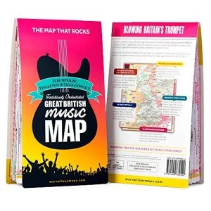 Image of S T & G's Great British Music Map Sheet map, folded 2018