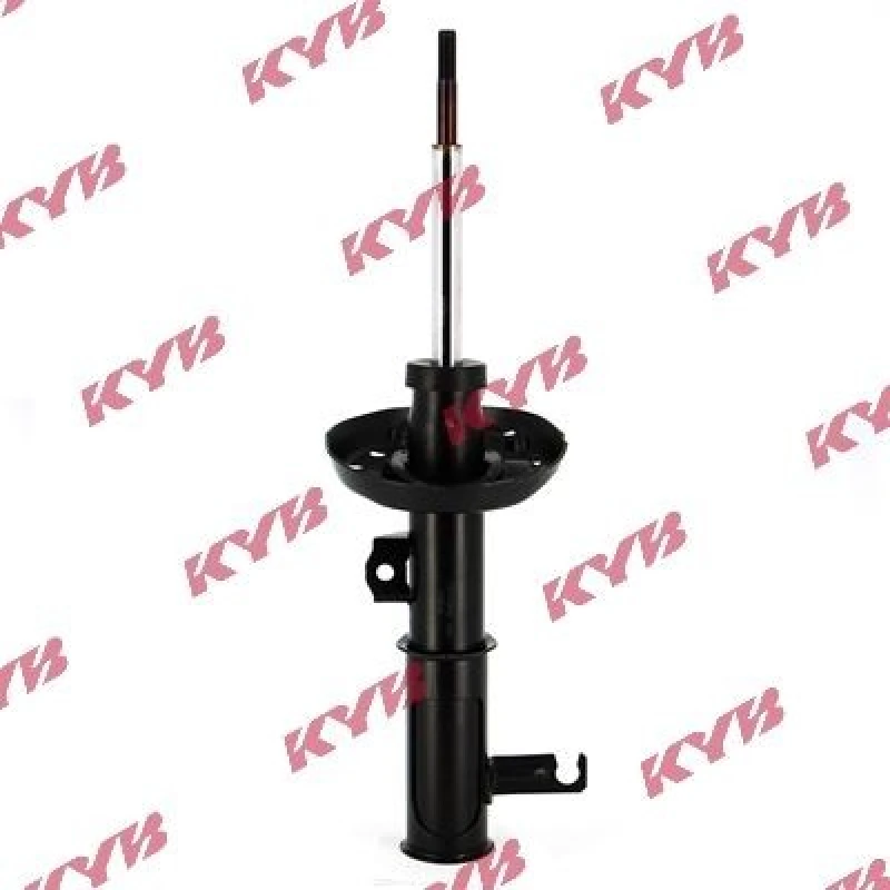 Image of KYB 334966 Shock absorber Front Axle Left, Gas Pressure, Twin-Tube, Suspension Strut, Top pin Shock Absorber (854)
