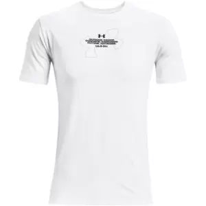 Image of Under Armour Basketball Photo Ss - White