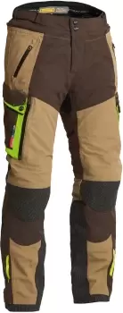 Image of Lindstrands Sunne Waterproof Motorcycle Textile Pants, brown-beige, Size 52, brown-beige, Size 52