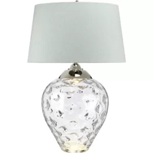 Image of Lampe de table Samara Verre propre 51 Cm