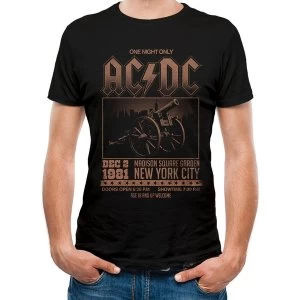 Image of Ac/dc - Madison Sq Garden Mens X-Large T-Shirt - Black