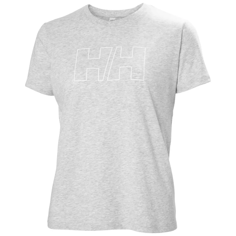 Image of Womens T-Shirt Helly Hansen Tech Logo Gris Female L