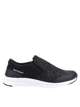 Image of Hush Puppies Robbie Trainer, Black, Size 11, Men
