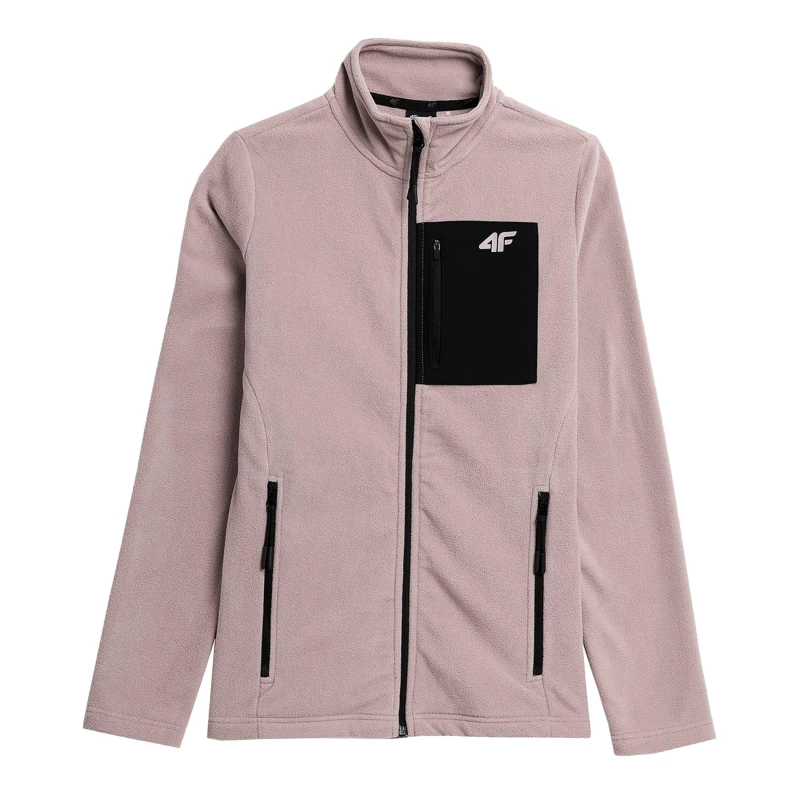 Image of 4F Regular Fleece with Stand-Up Collar Lght Pink female 12 (M)