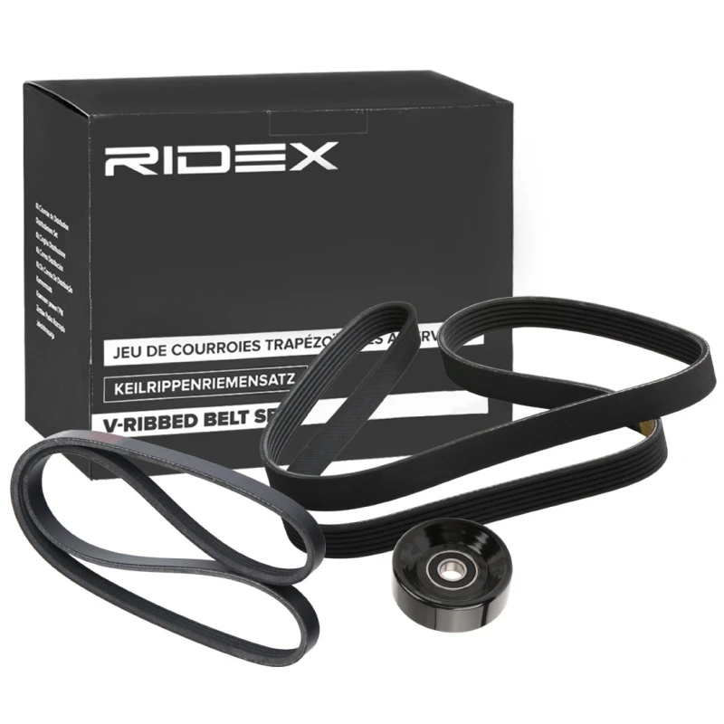 Image of RIDEX 542R0924 V-ribbed belt set V-Ribbed Belt Set (542)