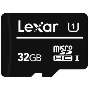 image of Lexar 32GB Micro SDHC Memory Card