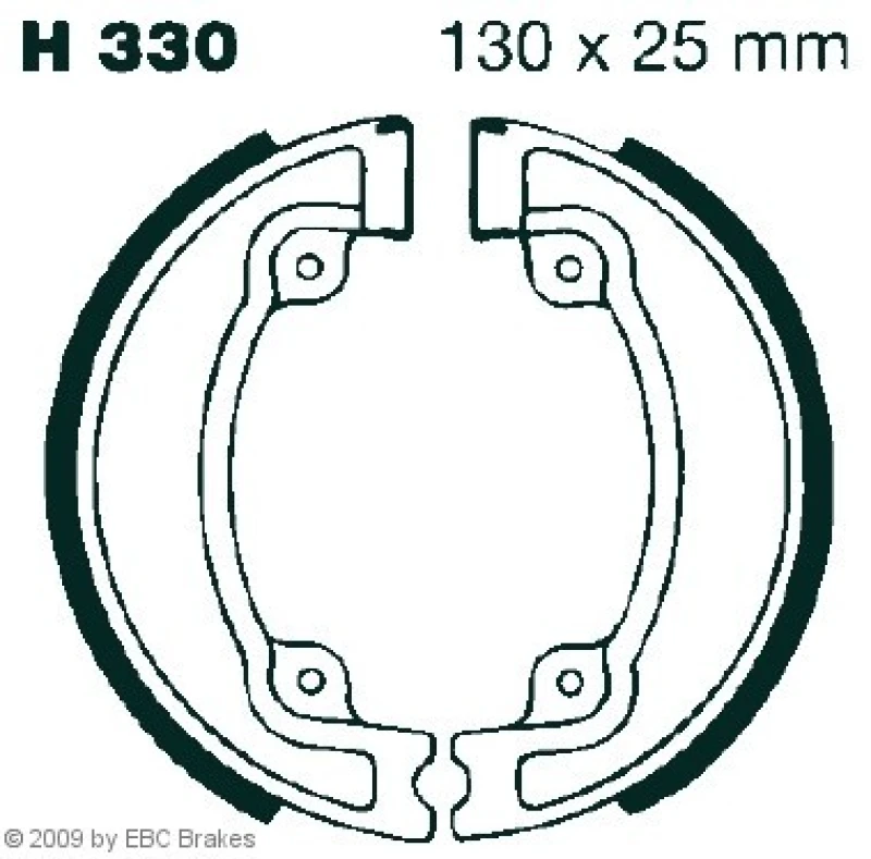 Image of EBC Brakes Brake Shoe Set EBC Brakes H330