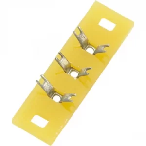 Image of Tru Components Terminal Strip 3 Poles Epoxy 30 x 9 x 1.5mm