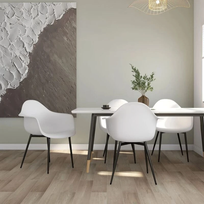 Image of VIDAXL Vidaxl - Dining Chairs 4 pcs White pp 8720286645376