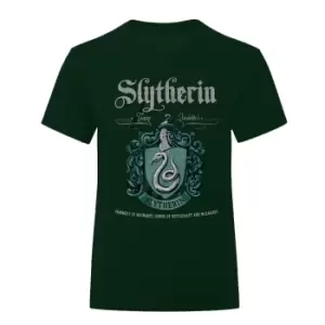 Harry Potter Unisex Adult Slytherin T-Shirt (XL) (Forest Green)