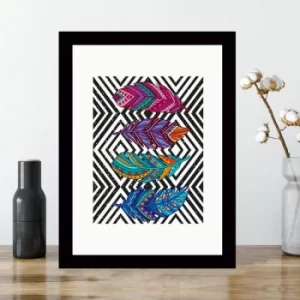 Image of SC4533558042 Multicolor Decorative Framed MDF Painting