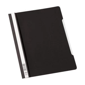 Image of Durable Clear View A4 PVC Folder Black - 1 x Pack 50 Folders
