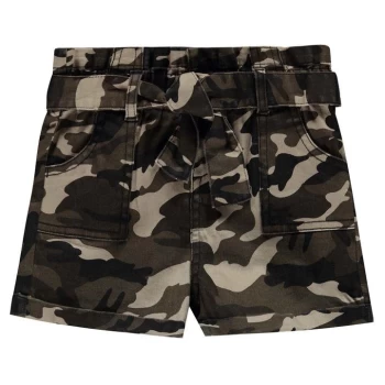 Image of Firetrap Camo Shorts Junior Girls - Camouflage