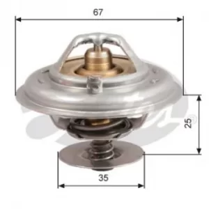 Image of Gates Thermostat coolant TH14387G1