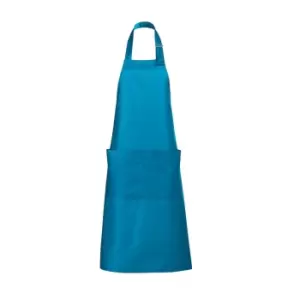 Image of SOLS Unisex Gala Long Bib Apron / Barwear (One Size) (Aqua)
