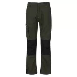 Image of Regatta Mens Scandal Stretch Work Trousers - Regular (34in) (Brown Grey)