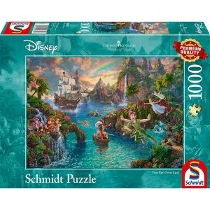 image of Thomas Kinkade: Disney's Peter Pan Jigsaw Puzzle - 1000 Pieces