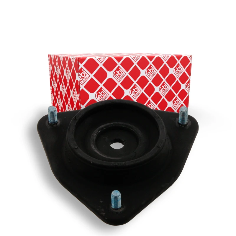 Image of FEBI BILSTEIN 09473 Top strut mount Front Axle, without ball bearing Elastomer Suspension Strut Support Bearing (1180)