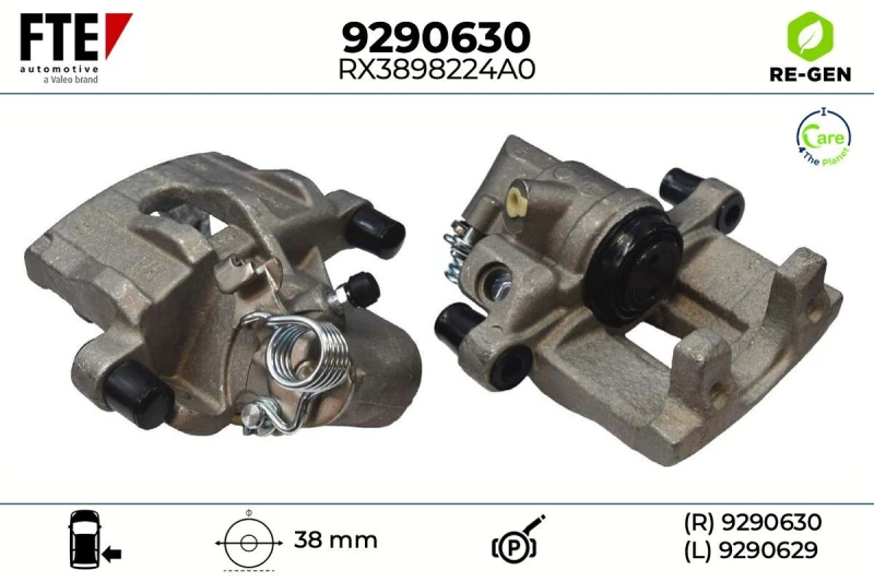 Image of Brake caliper FTE 9290630